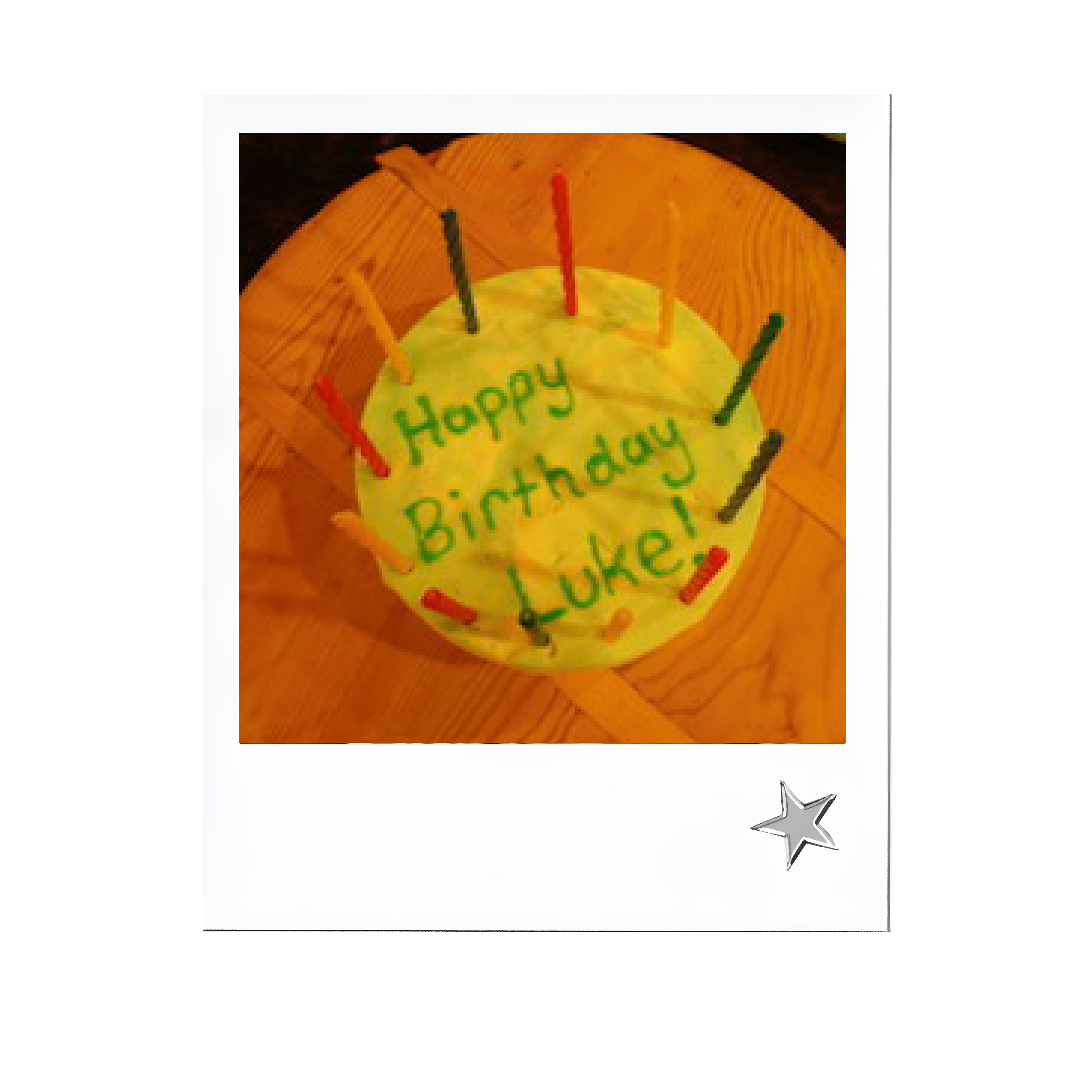 Birthday cake photo